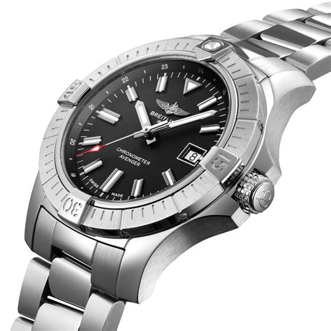 breitling avenger automatic 43 black|breitling avenger automatic 43 review.